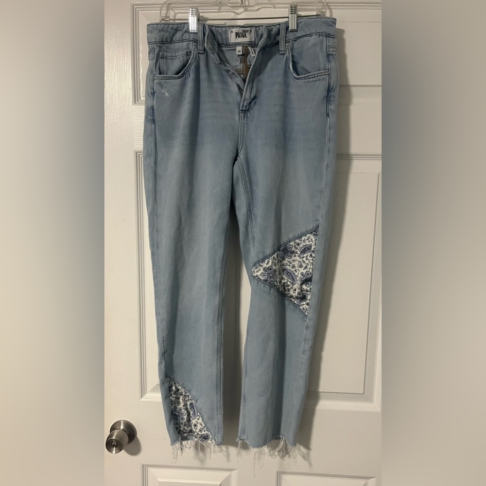 PAIGE Noella Patchwork Pants